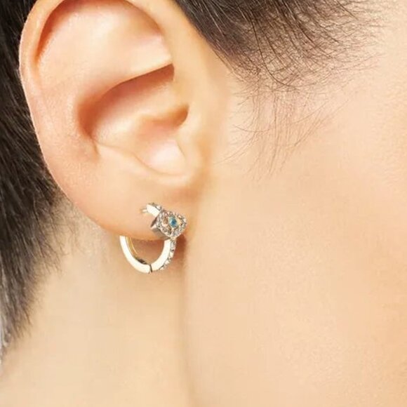 lonna & lilly Jewelry - NWT Lonna & Lilly evil eye hoop earrings from Macy's